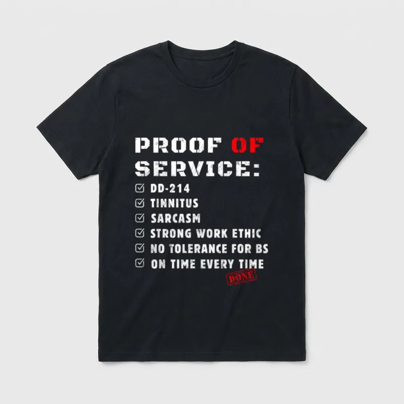 DD-214 Veteran Tinnitus T-Shirt – Classic T-Shirt in Black