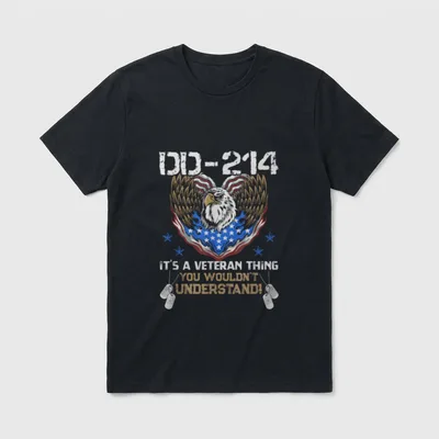 DD It's A Veteran T-Shirt – Classic T-Shirt in Black