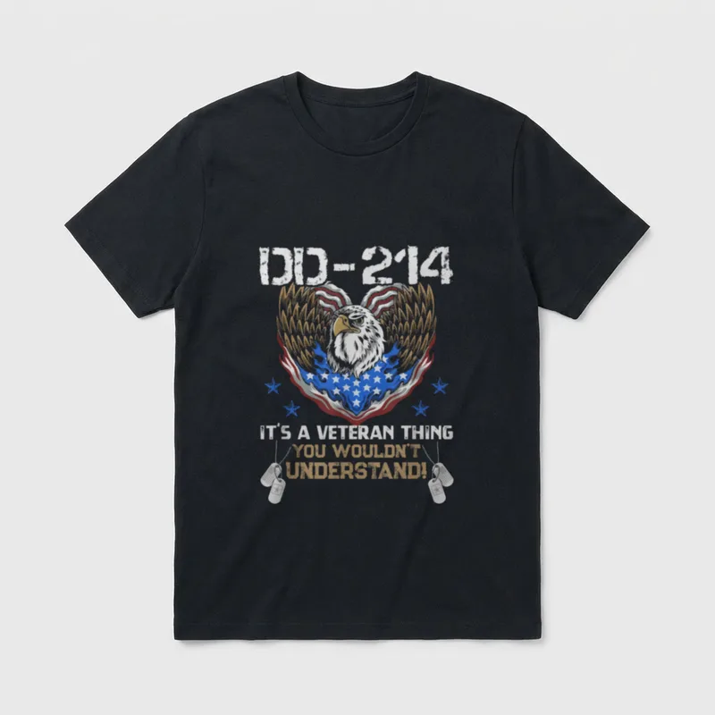 DD It's A Veteran T-Shirt – Classic T-Shirt in Black