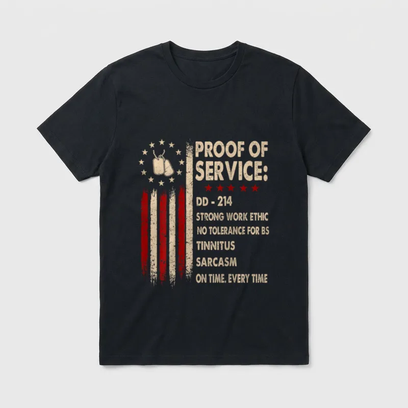 Military Service Member Hearing Loss T-Shirt – Classic T-Shirt in Black