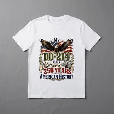 DD-214 Veteran Contribution T-Shirt – Classic T-Shirt in Black