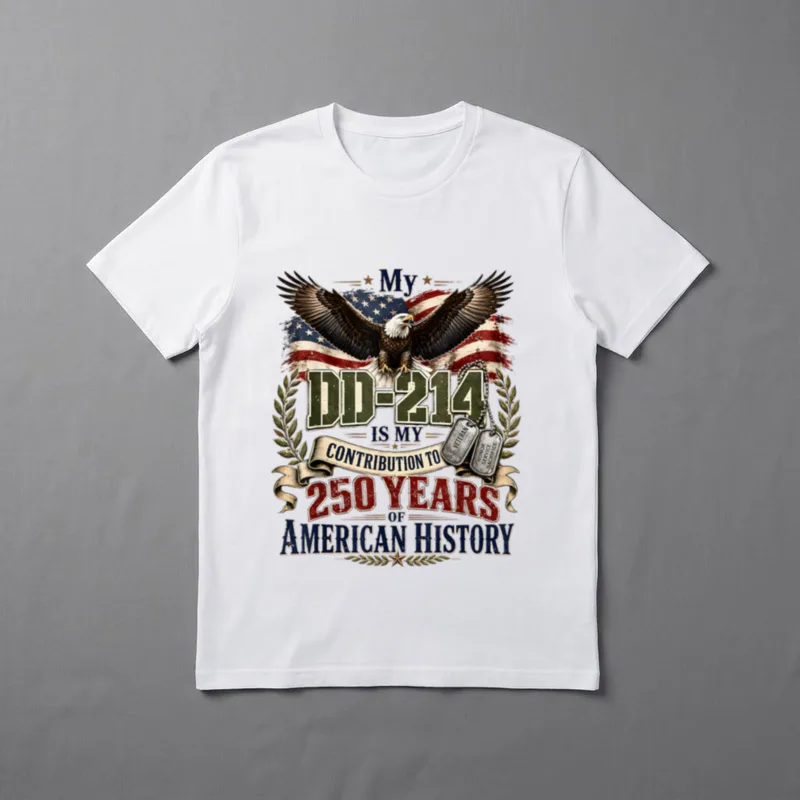 DD-214 Veteran Contribution T-Shirt – Classic T-Shirt in Black