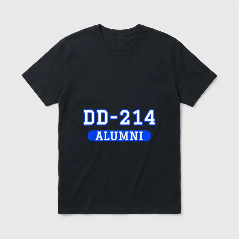 Patriotic DD Alumni T-Shirt – Classic T-Shirt in Black