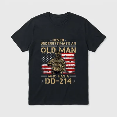 Military Discharge Veterans T-Shirt – Classic T-Shirt in Black