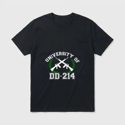 Military Service Graduate T-Shirt – Classic T-Shirt in Black