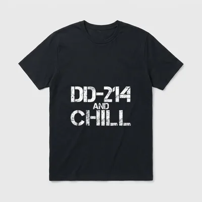 Military Service Member Relaxing T-Shirt – Classic T-Shirt in Black