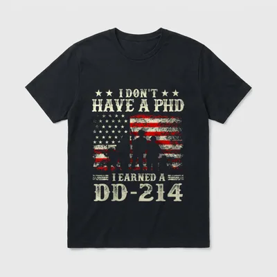 Military Discharge Certificate Pride T-Shirt – Classic T-Shirt in Black