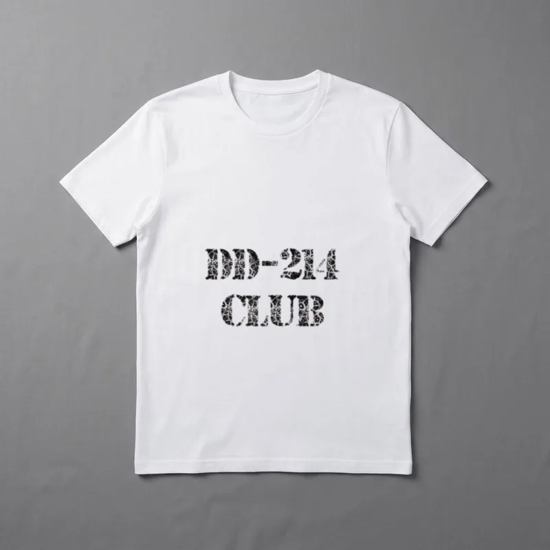 Veterans DD-214 Club Military T-Shirt – Classic T-Shirt in Black