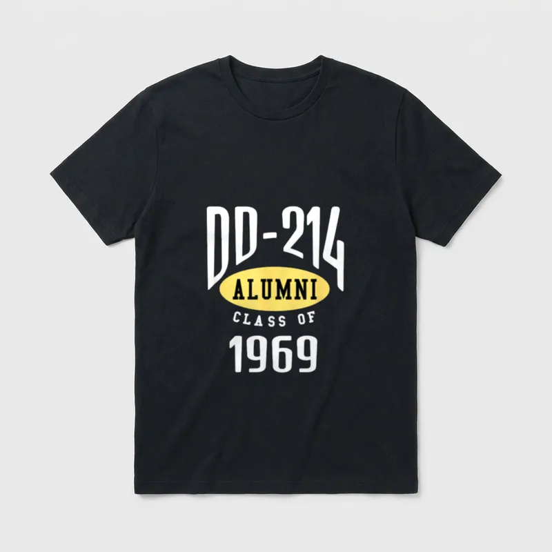 DD 214 Alumni Veteran Veterans T-Shirt – Classic T-Shirt in Black