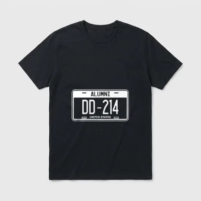 DD-214 Alumni US Military Veteran T-Shirt – Classic T-Shirt in Black