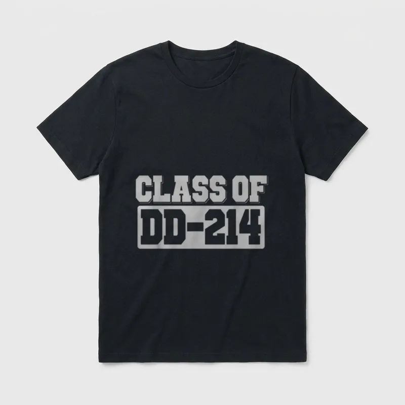 For Veterans Class of DD-214 T-Shirt – Classic T-Shirt in Black