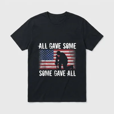 All Gave Some Some Gave T-Shirt – Classic T-Shirt in Black