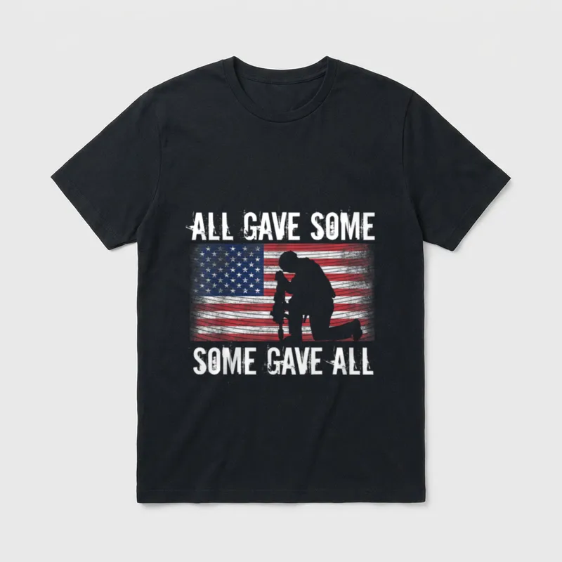 All Gave Some Some Gave T-Shirt – Classic T-Shirt in Black