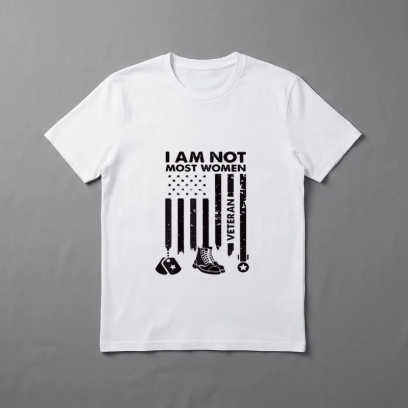 Female Veteran Pride T-Shirt – Classic T-Shirt in Black