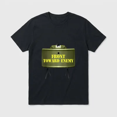 Military Claymore Mine T-Shirt – Classic T-Shirt in Black