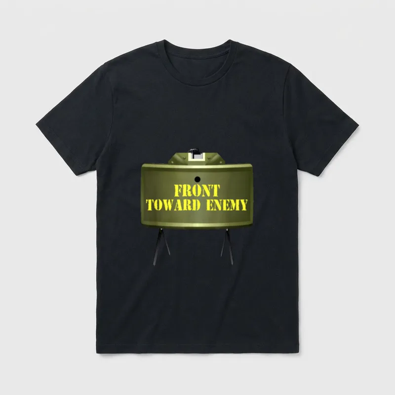 Military Claymore Mine T-Shirt – Classic T-Shirt in Black