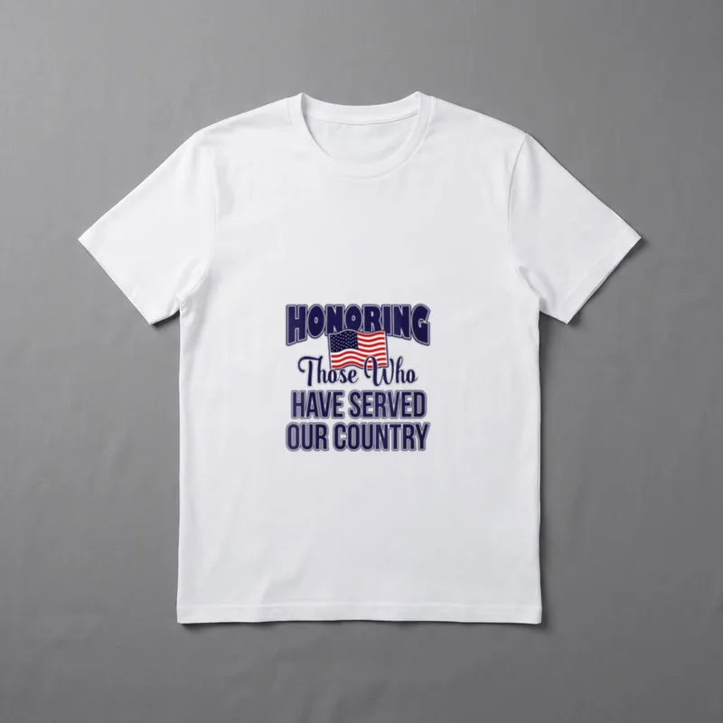 Veterans Day Military Support Honoring T-Shirt – Classic T-Shirt in Black