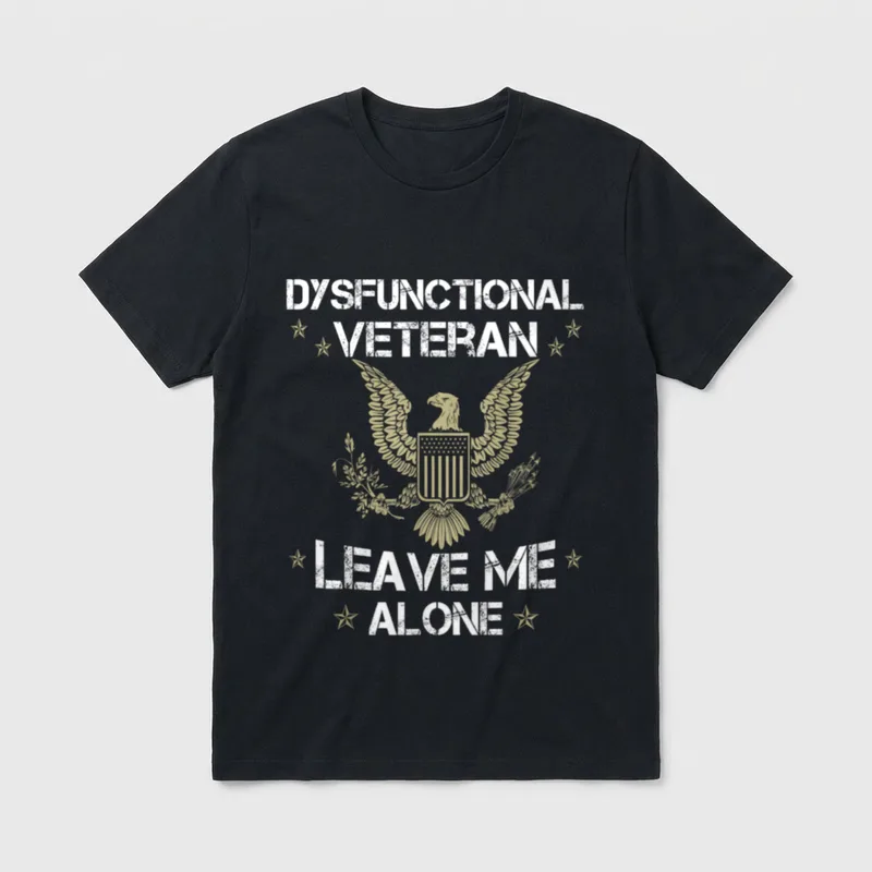 Dysfunctional Veteran Shirt – Classic T-Shirt in Black
