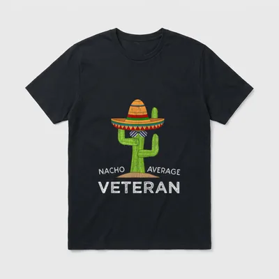 Military Veteran Humor T-Shirt – Classic T-Shirt in Black