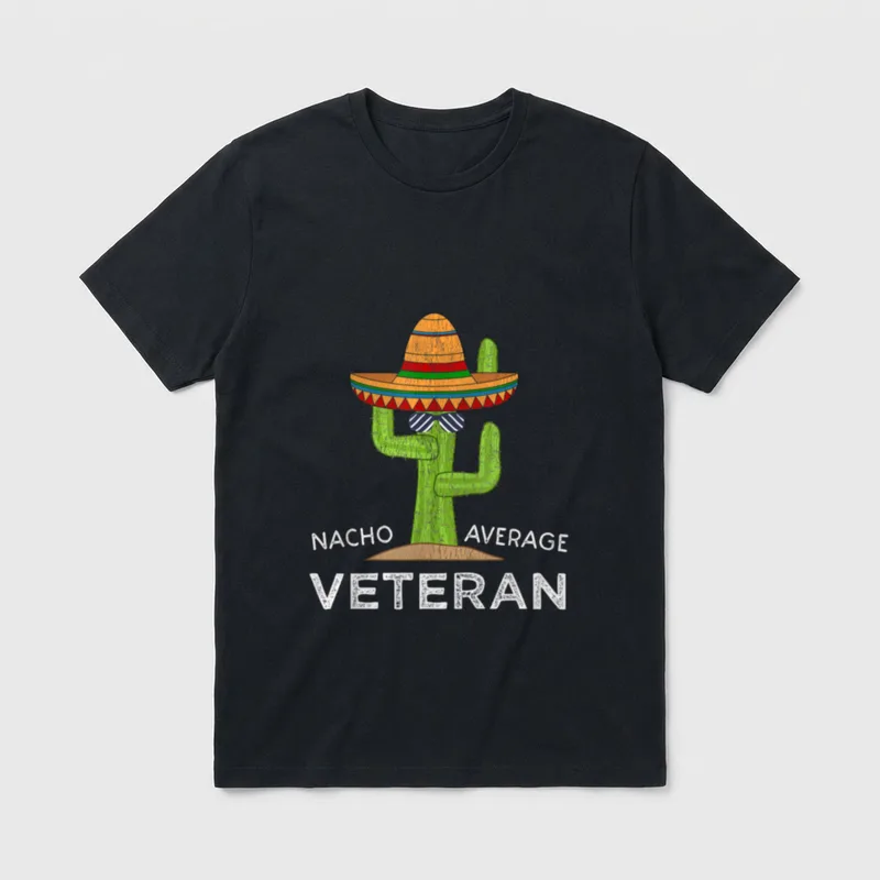 Military Veteran Humor T-Shirt – Classic T-Shirt in Black