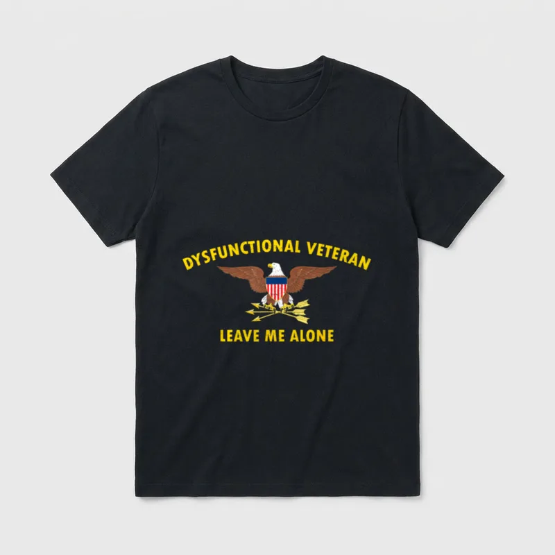 Dysfunctional Veteran T-Shirt – Classic T-Shirt in Black