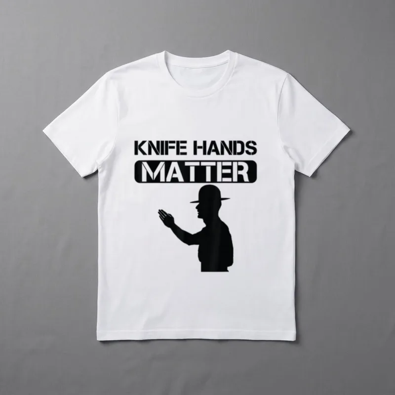 Knife Hands Matter Veteran T-Shirt – Classic T-Shirt in Black
