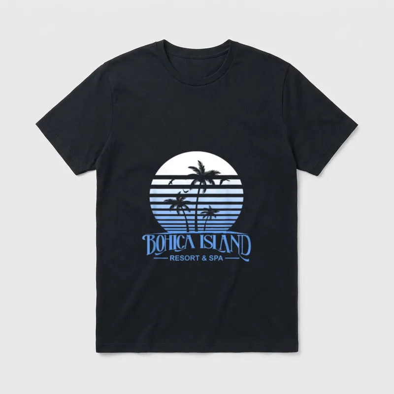 Military Veteran Beach Humor T-Shirt – Classic T-Shirt in Black