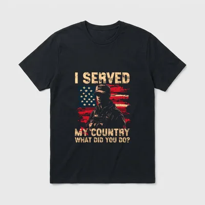 Military Veteran Appreciation T-Shirt – Classic T-Shirt in Black