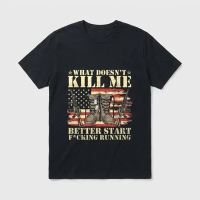 Better Start F Running Veteran T-Shirt – Classic T-Shirt in Black