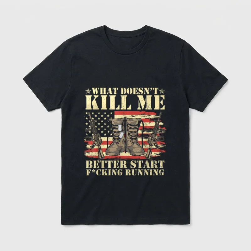 Better Start F Running Veteran T-Shirt – Classic T-Shirt in Black