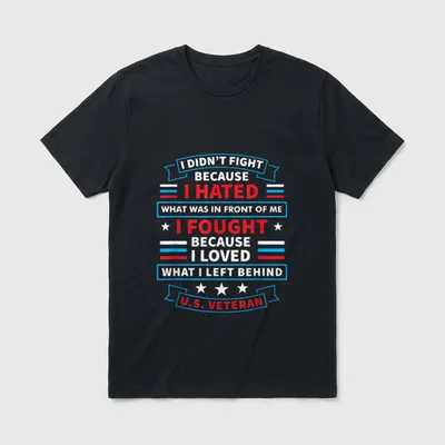 Veteran Didn T-Shirt – Classic T-Shirt in Black