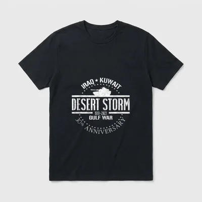 Desert Storm 30th Anniversary T-Shirt – Classic T-Shirt in Black