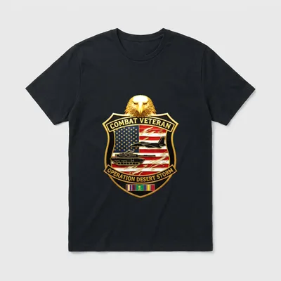 Gulf War Combat Veteran T-Shirt – Classic T-Shirt in Black