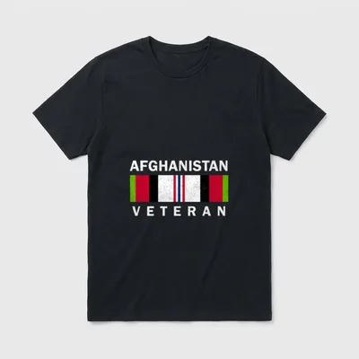 Military Service Afghanistan T-Shirt – Classic T-Shirt in Black