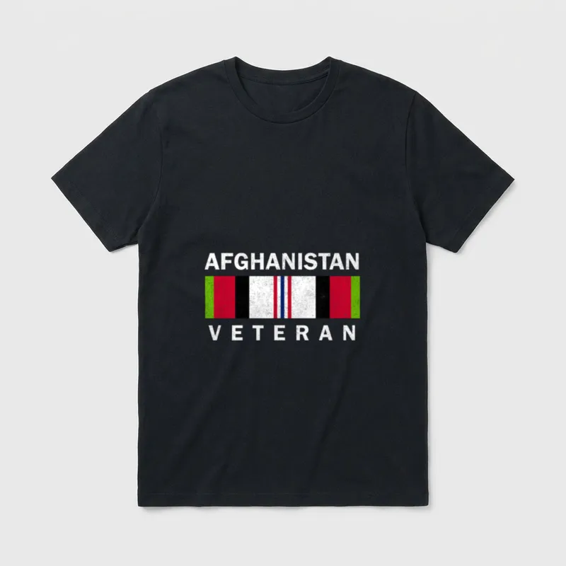 Military Service Afghanistan T-Shirt – Classic T-Shirt in Black