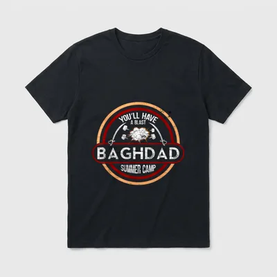 Military Baghdad Deployment T-Shirt – Classic T-Shirt in Black