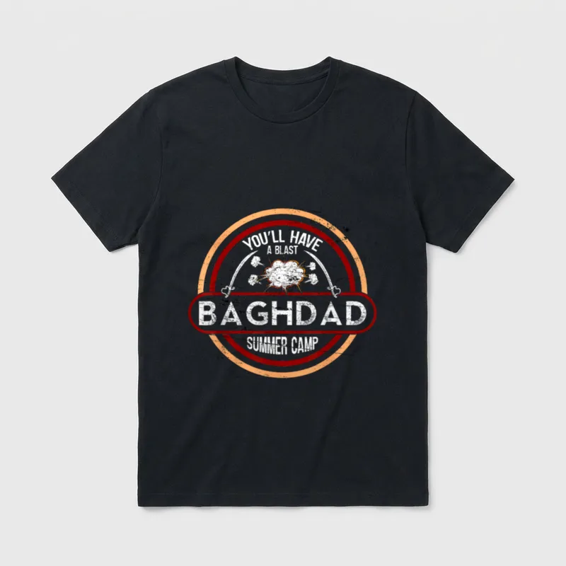 Military Baghdad Deployment T-Shirt – Classic T-Shirt in Black