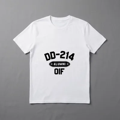 DD-214 Alumni Iraq Veteran T-Shirt – Classic T-Shirt in Black