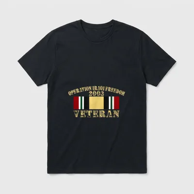 OIF Veteran Iraq & Afghanistan Veteran Shirts T-Shirt – Classic T-Shirt in Black