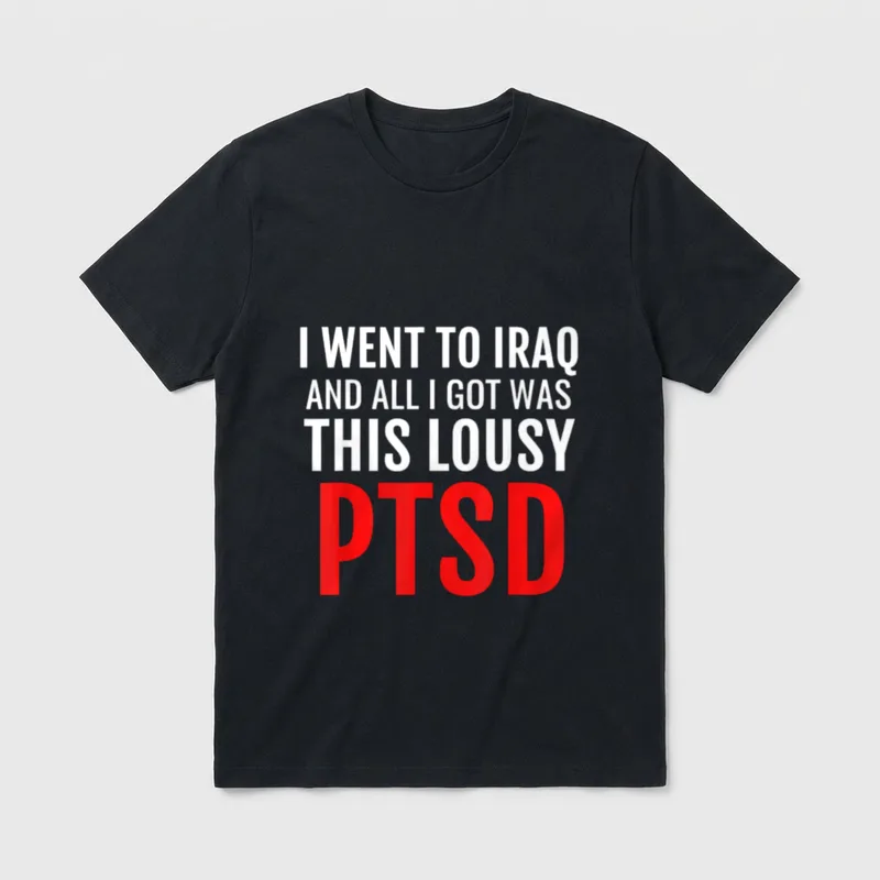 Iraq Veteran Humor T-Shirt – Classic T-Shirt in Black