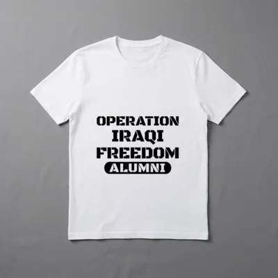 Iraq Veteran Operation Iraqi Freedom T-Shirt – Classic T-Shirt in Black