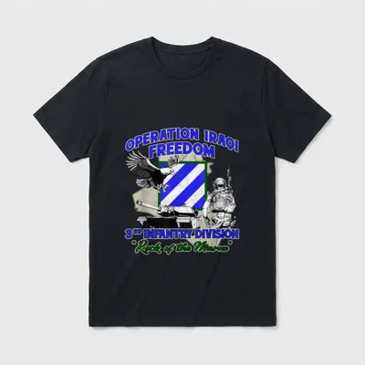 3rd Infantry Division OIF Veteran T-Shirt – Classic T-Shirt in Black
