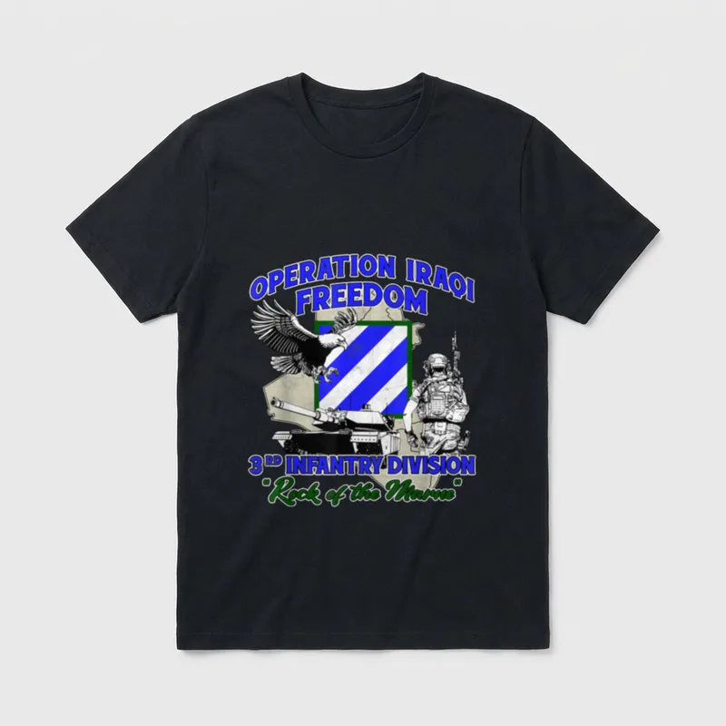 3rd Infantry Division OIF Veteran T-Shirt – Classic T-Shirt in Black