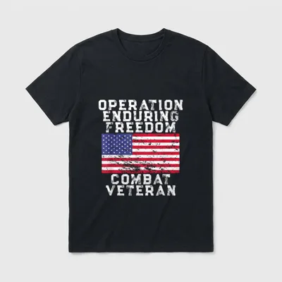 Operation Enduring Freedom Combat T-Shirt – Classic T-Shirt in Black