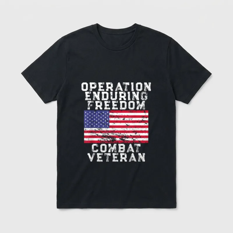 Operation Enduring Freedom Combat T-Shirt – Classic T-Shirt in Black