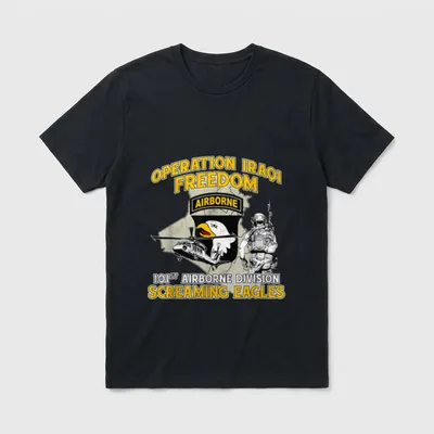 Division Operation Iraqi Freedom OIF 101st T-Shirt – Classic T-Shirt in Black