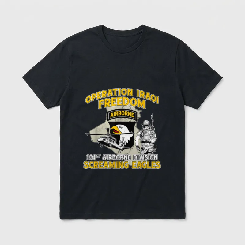 Division Operation Iraqi Freedom OIF 101st T-Shirt – Classic T-Shirt in Black