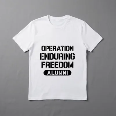 Operation Enduring Freedom Alumni Afghanistan OEF T-Shirt – Classic T-Shirt in Black