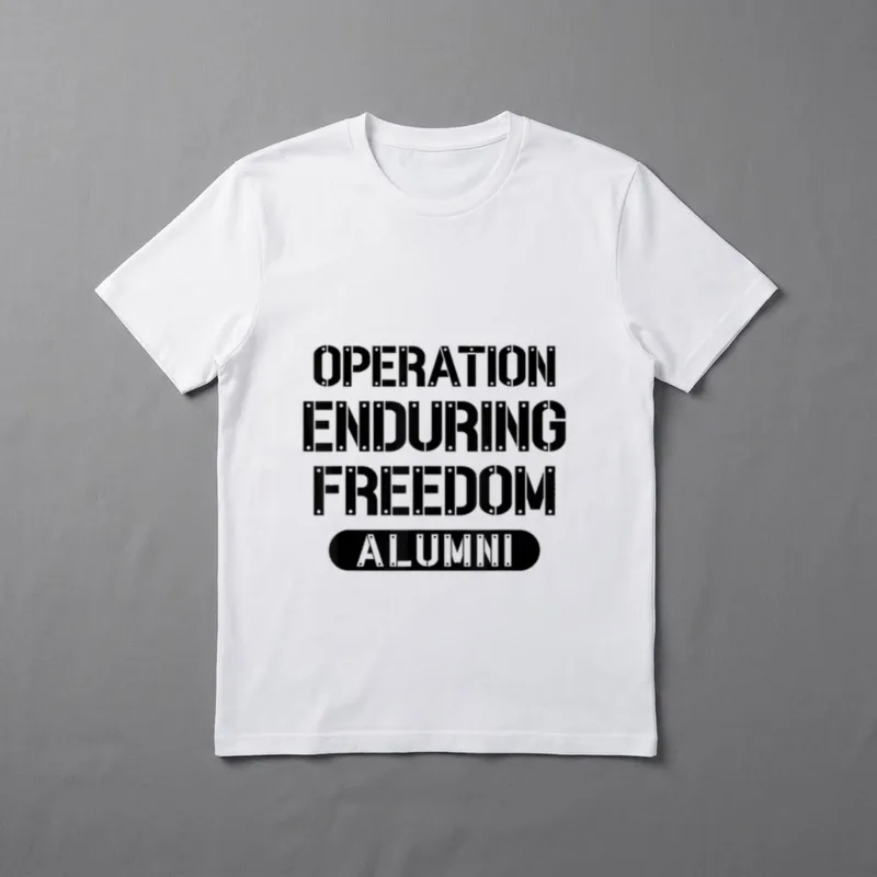 Operation Enduring Freedom Alumni Afghanistan OEF T-Shirt – Classic T-Shirt in Black