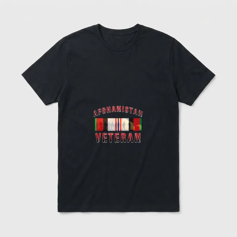 Afghanistan War Veteran Lightweight T-Shirt – Classic T-Shirt in Black